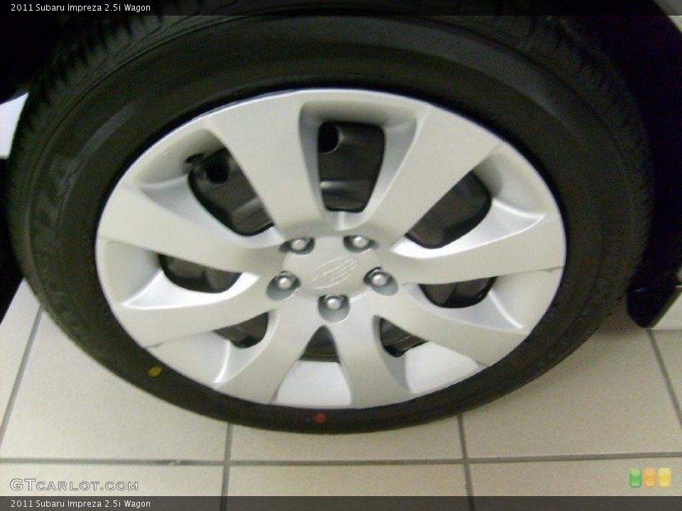 2011 Subaru Impreza 2.5i Wagon Wheel and Tire Photo #45566719