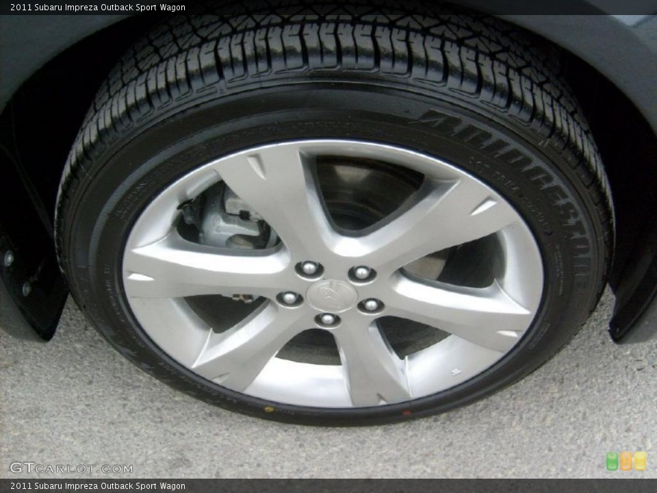 2011 Subaru Impreza Outback Sport Wagon Wheel and Tire Photo #45567387