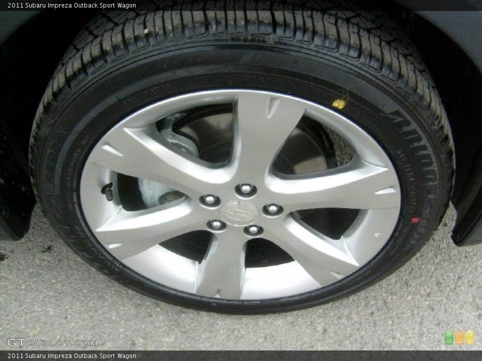 2011 Subaru Impreza Outback Sport Wagon Wheel and Tire Photo #45568099