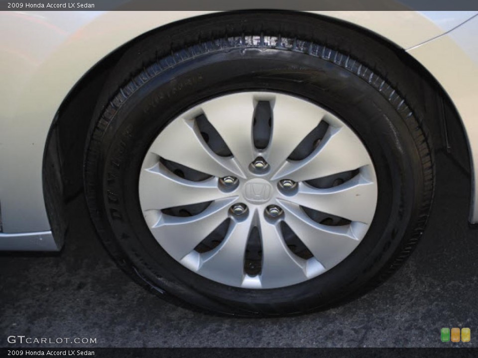 2009 Honda Accord LX Sedan Wheel and Tire Photo #45568283