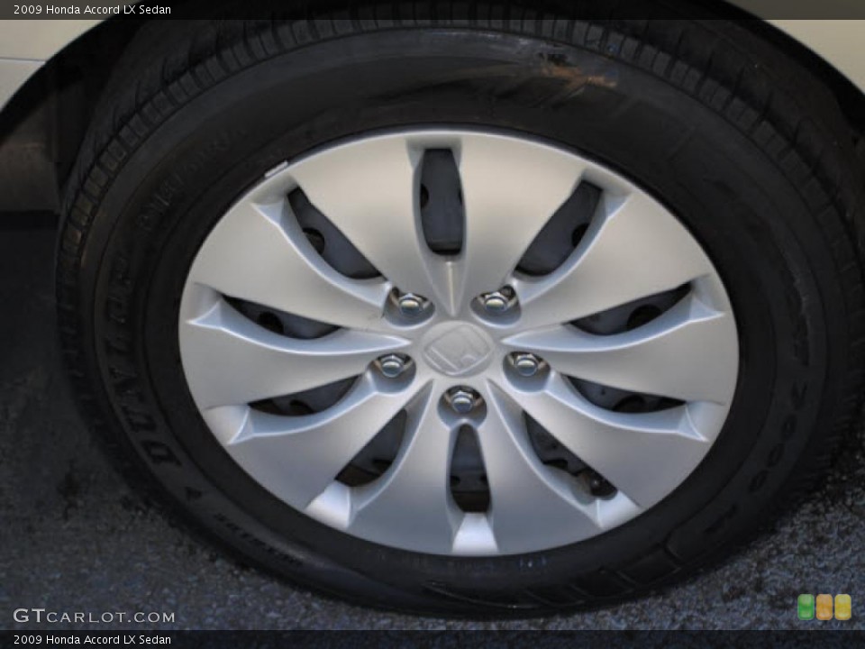 2009 Honda Accord LX Sedan Wheel and Tire Photo #45568321