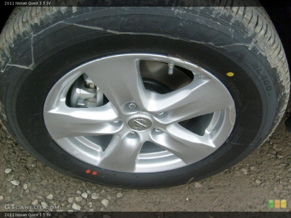 2011 Nissan Quest 3.5 SV Wheel and Tire Photo #45569023