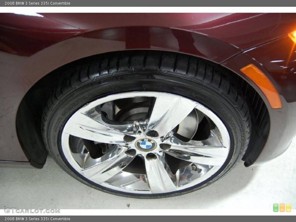 2008 BMW 3 Series 335i Convertible Wheel and Tire Photo #45569339