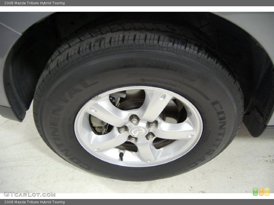 2008 Mazda Tribute Hybrid Touring Wheel and Tire Photo #45571711