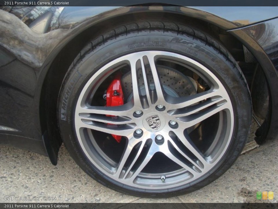 2011 Porsche 911 Carrera S Cabriolet Wheel and Tire Photo #45580481