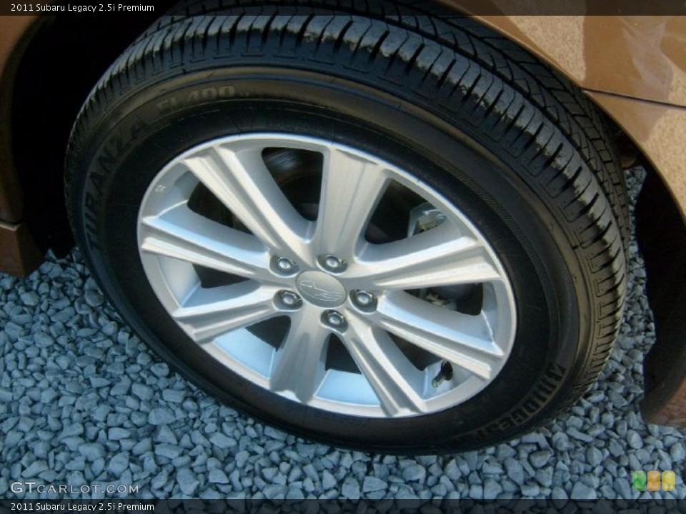2011 Subaru Legacy 2.5i Premium Wheel and Tire Photo #45583311