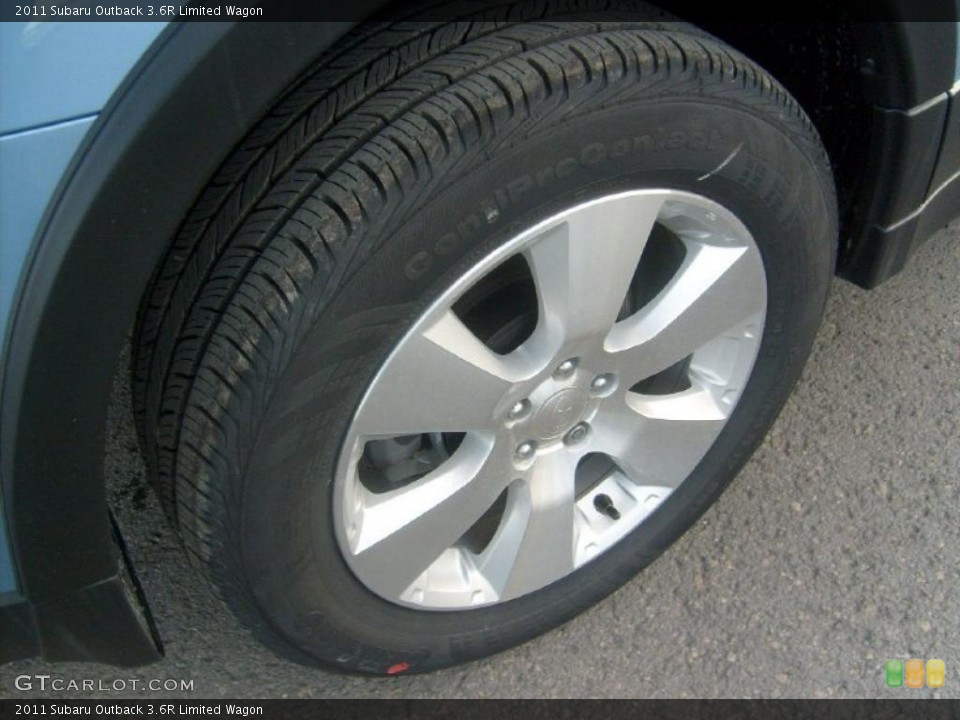 2011 Subaru Outback 3.6R Limited Wagon Wheel and Tire Photo #45585339