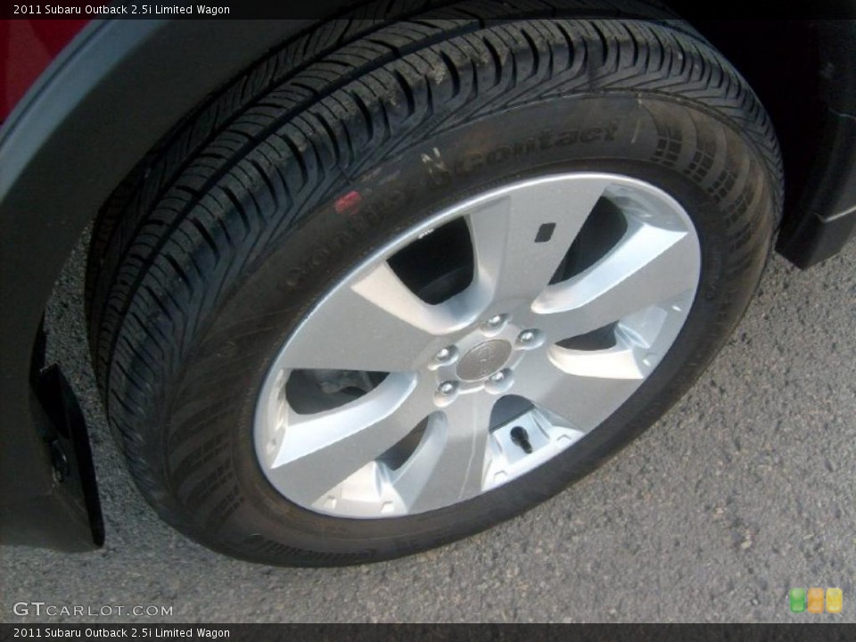 2011 Subaru Outback 2.5i Limited Wagon Wheel and Tire Photo #45586147