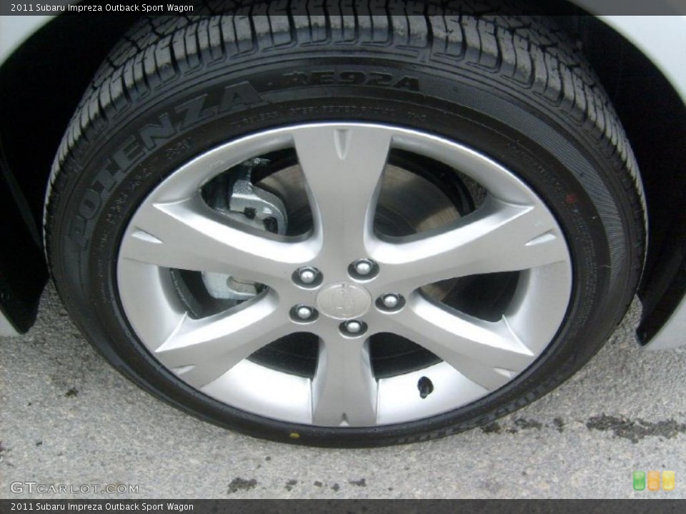 2011 Subaru Impreza Outback Sport Wagon Wheel and Tire Photo #45587771