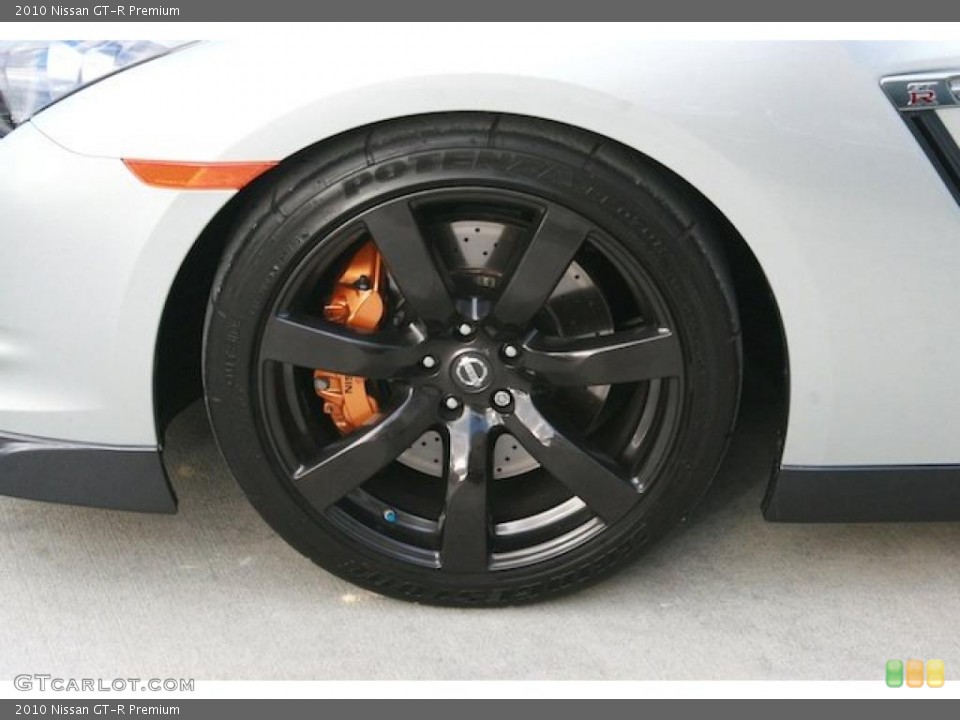 2010 Nissan GT-R Premium Wheel and Tire Photo #45589791