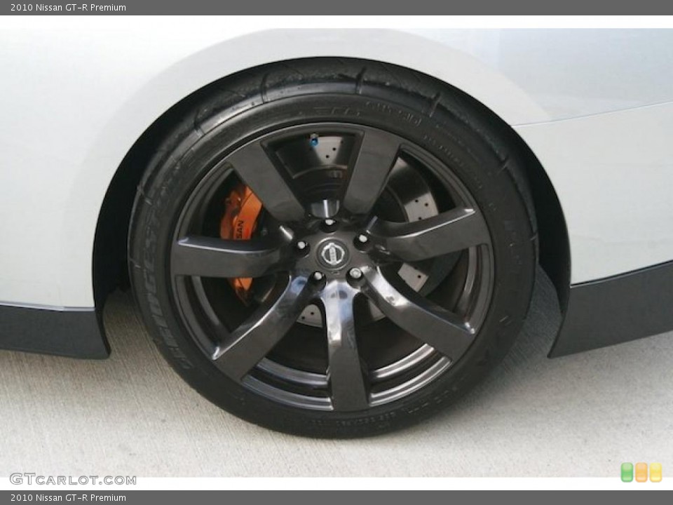 2010 Nissan GT-R Premium Wheel and Tire Photo #45589795