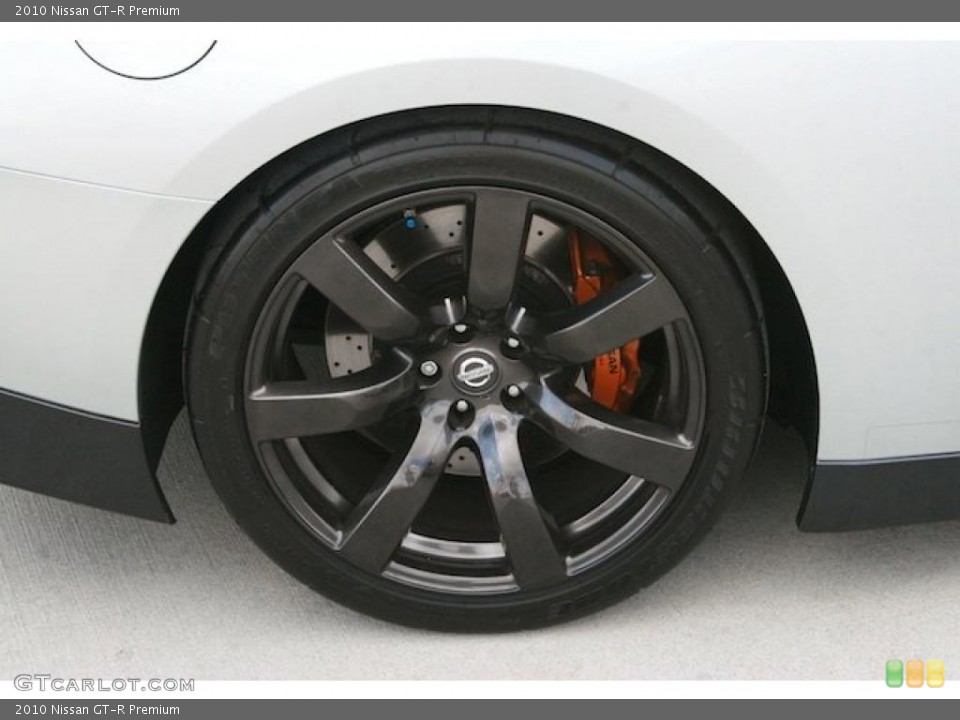 2010 Nissan GT-R Premium Wheel and Tire Photo #45589803