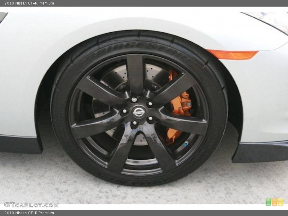 2010 Nissan GT-R Premium Wheel and Tire Photo #45589819