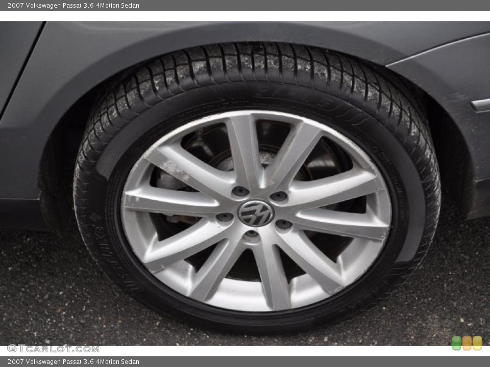 2007 Volkswagen Passat 3.6 4Motion Sedan Wheel and Tire Photo #45591115
