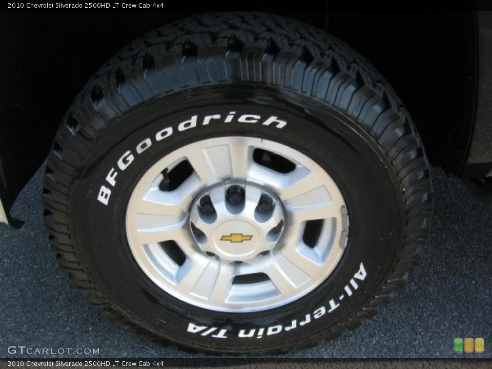 2010 Chevrolet Silverado 2500HD LT Crew Cab 4x4 Wheel and Tire Photo #45594536