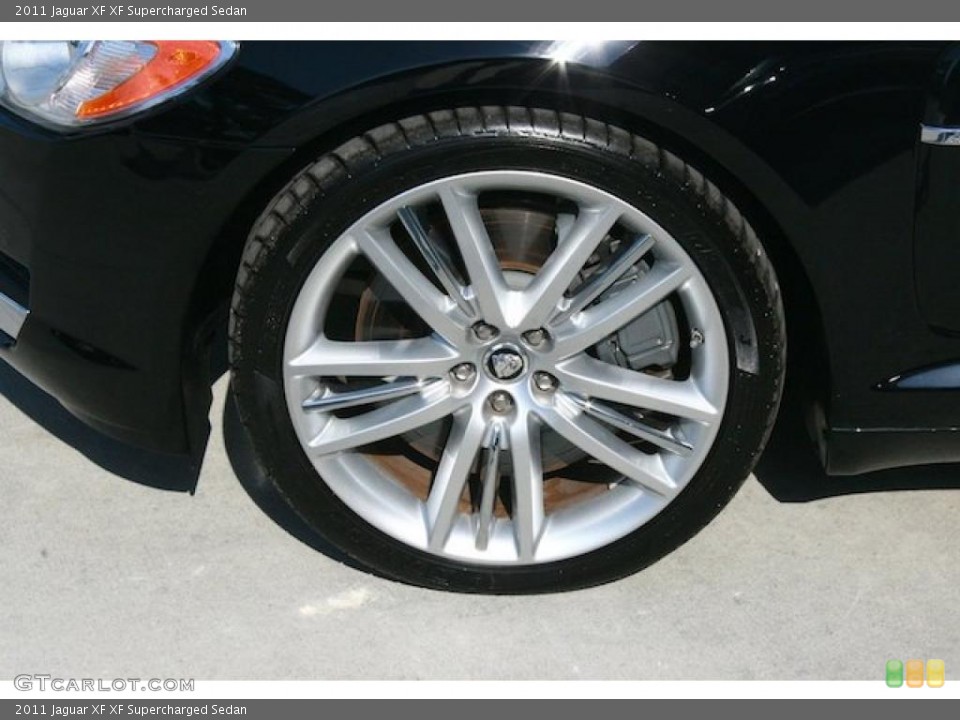 2011 Jaguar XF XF Supercharged Sedan Wheel and Tire Photo #45596504