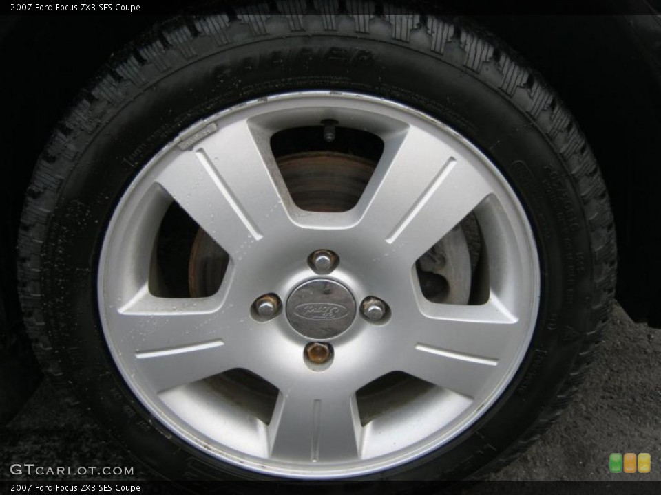2007 Ford Focus ZX3 SES Coupe Wheel and Tire Photo #45604258