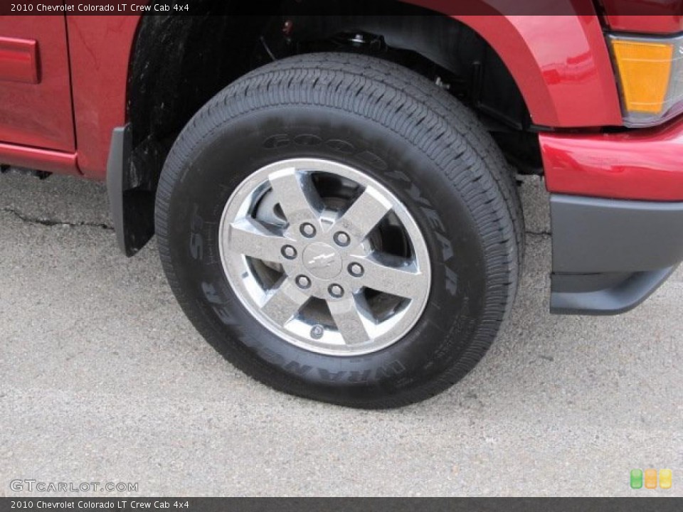 2010 Chevrolet Colorado LT Crew Cab 4x4 Wheel and Tire Photo #45604862