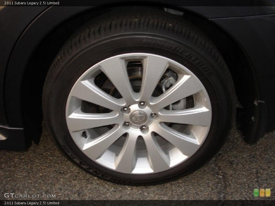 2011 Subaru Legacy 2.5i Limited Wheel and Tire Photo #45611575