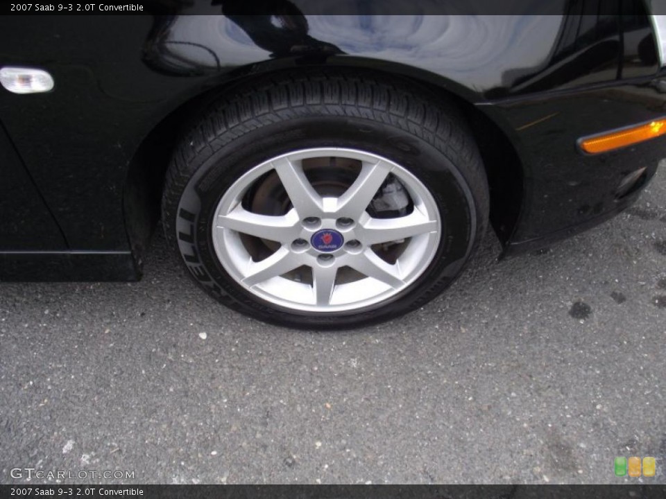 2007 Saab 9-3 2.0T Convertible Wheel and Tire Photo #45615488
