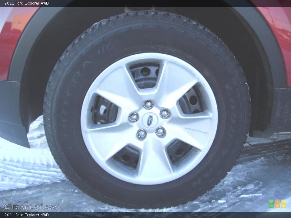 2011 Ford Explorer 4WD Wheel and Tire Photo #45616512