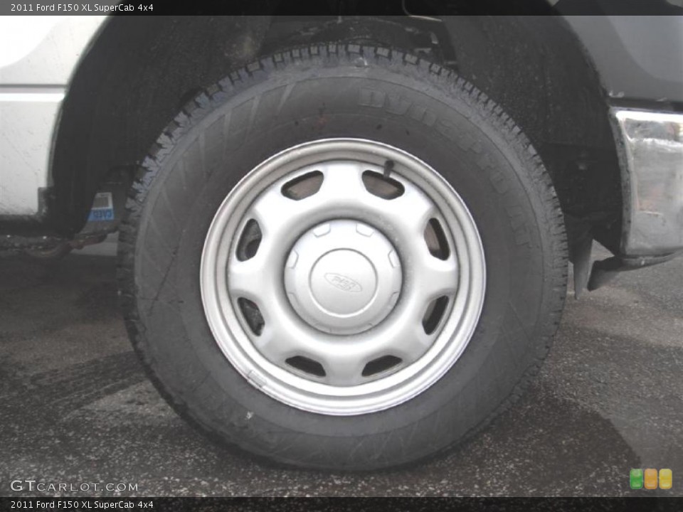 2011 Ford F150 XL SuperCab 4x4 Wheel and Tire Photo #45617216