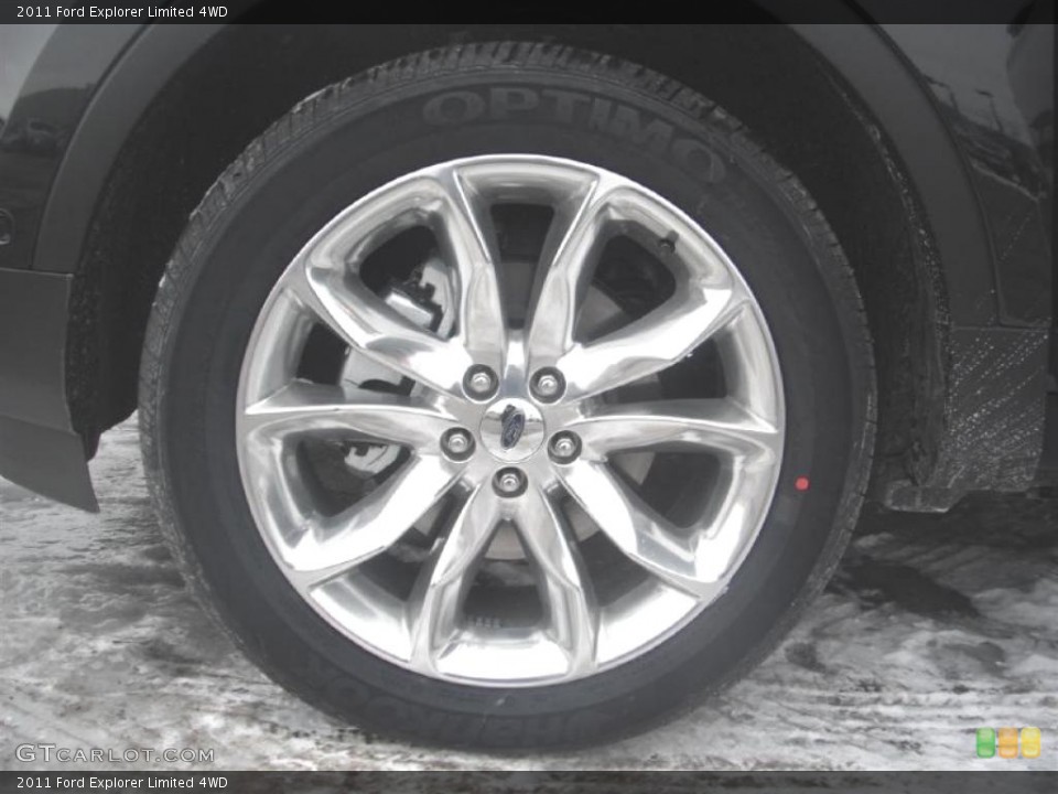 2011 Ford Explorer Limited 4WD Wheel and Tire Photo #45619704