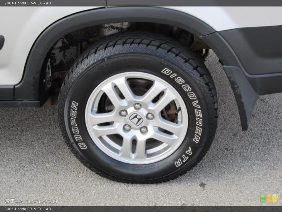 2004 Honda CR-V EX 4WD Wheel and Tire Photo #45623296
