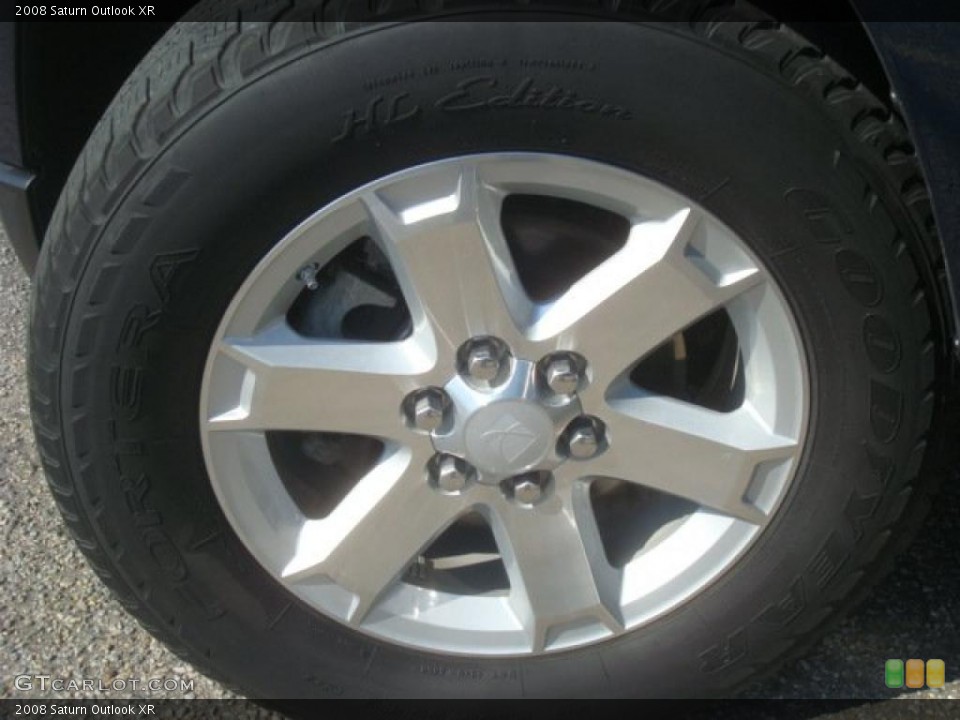 2008 Saturn Outlook XR Wheel and Tire Photo #45624072