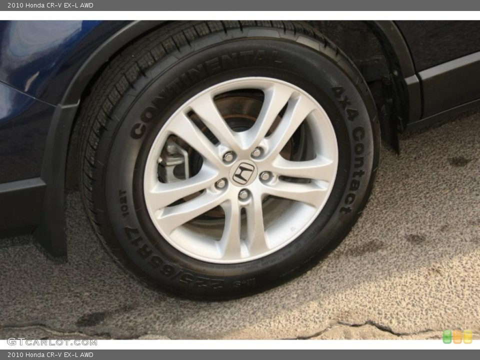 2010 Honda CR-V EX-L AWD Wheel and Tire Photo #45625666