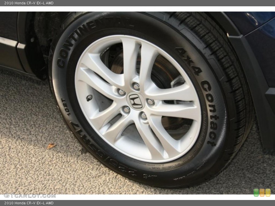 2010 Honda CR-V EX-L AWD Wheel and Tire Photo #45625682