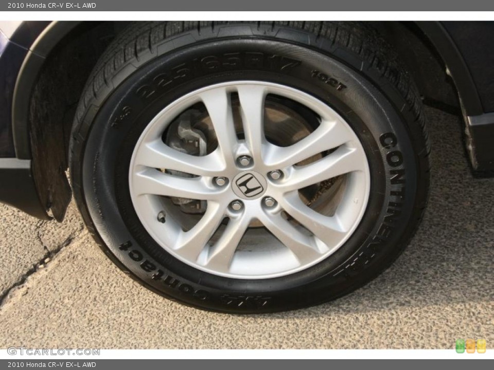 2010 Honda CR-V EX-L AWD Wheel and Tire Photo #45625694
