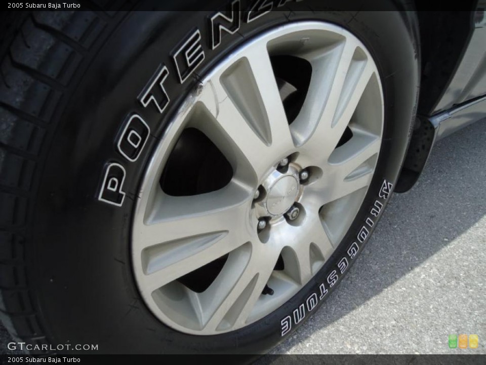 2005 Subaru Baja Turbo Wheel and Tire Photo #45629561