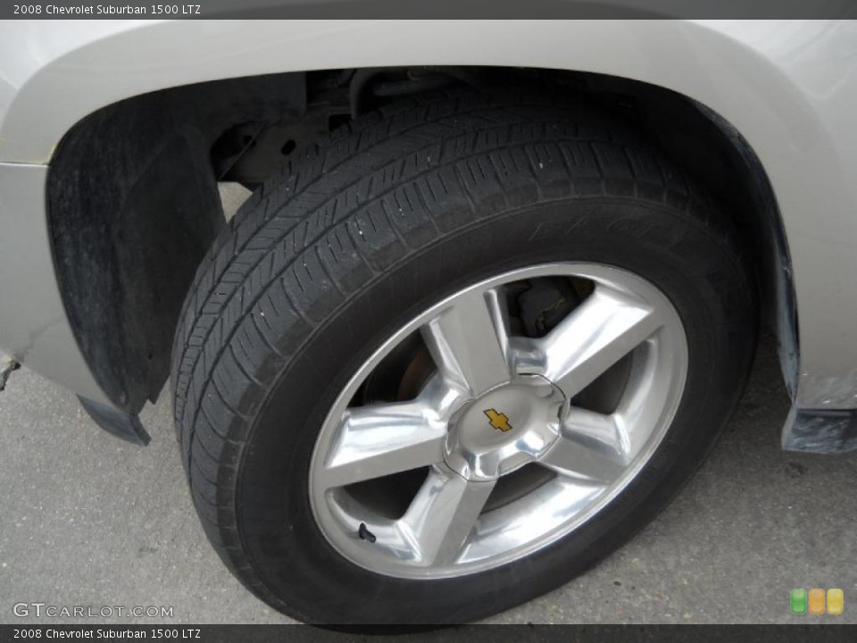 2008 Chevrolet Suburban 1500 LTZ Wheel and Tire Photo #45630865