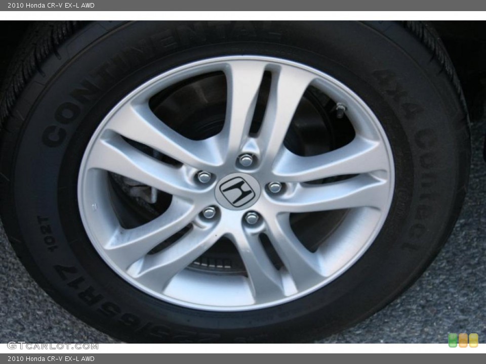 2010 Honda CR-V EX-L AWD Wheel and Tire Photo #45634177