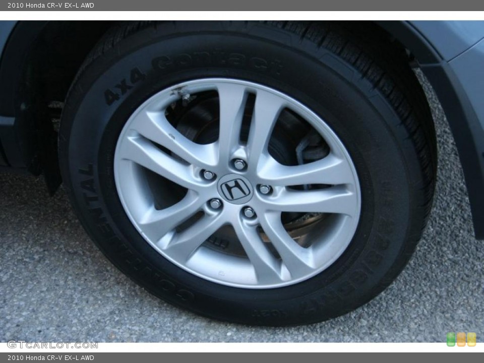 2010 Honda CR-V EX-L AWD Wheel and Tire Photo #45634185