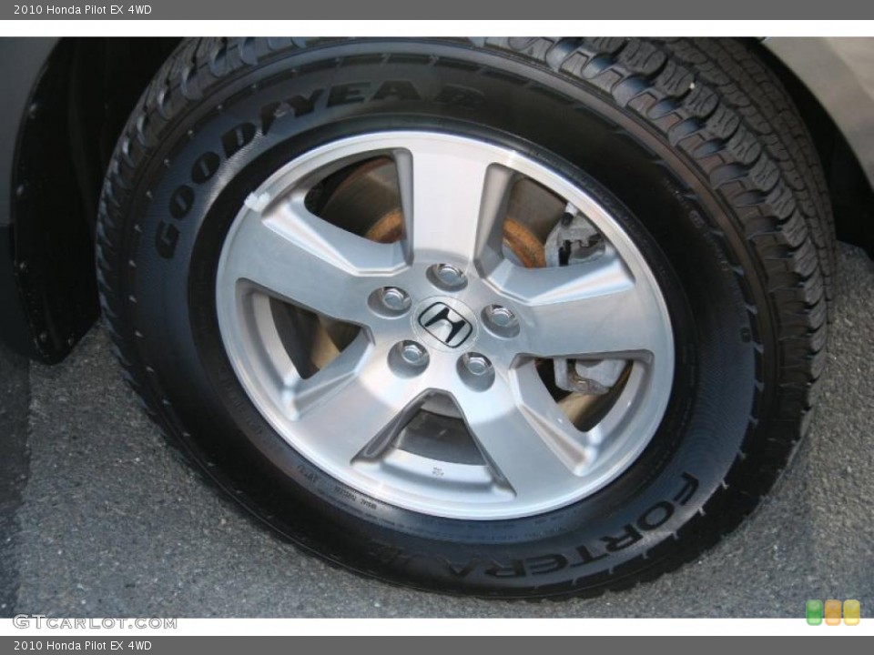 2010 Honda Pilot EX 4WD Wheel and Tire Photo #45635241