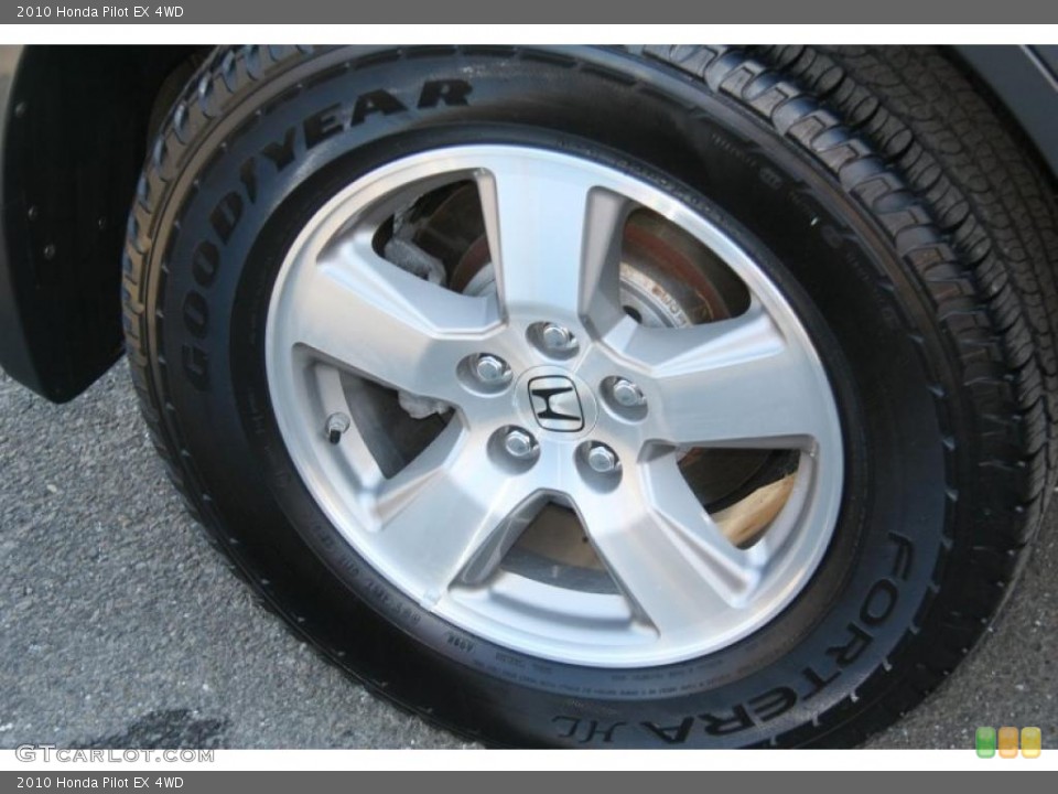 2010 Honda Pilot EX 4WD Wheel and Tire Photo #45635249
