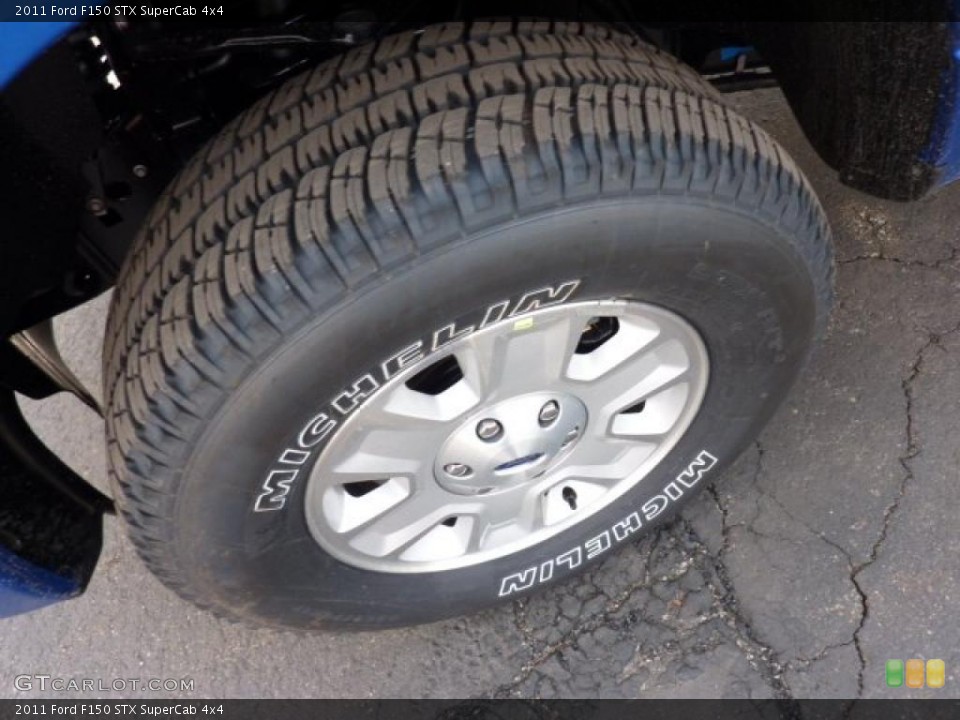 2011 Ford F150 STX SuperCab 4x4 Wheel and Tire Photo #45644297