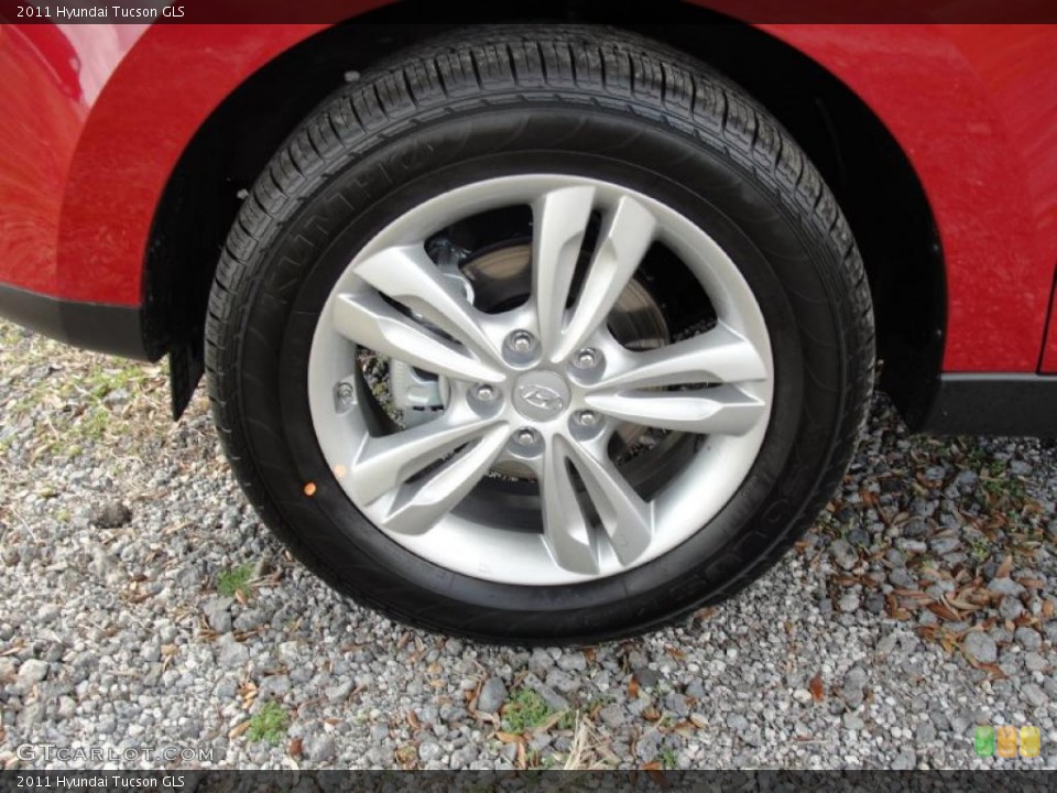 2011 Hyundai Tucson GLS Wheel and Tire Photo #45650401