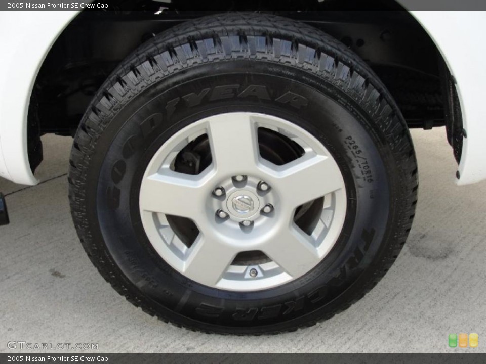 2005 Nissan Frontier SE Crew Cab Wheel and Tire Photo #45651359