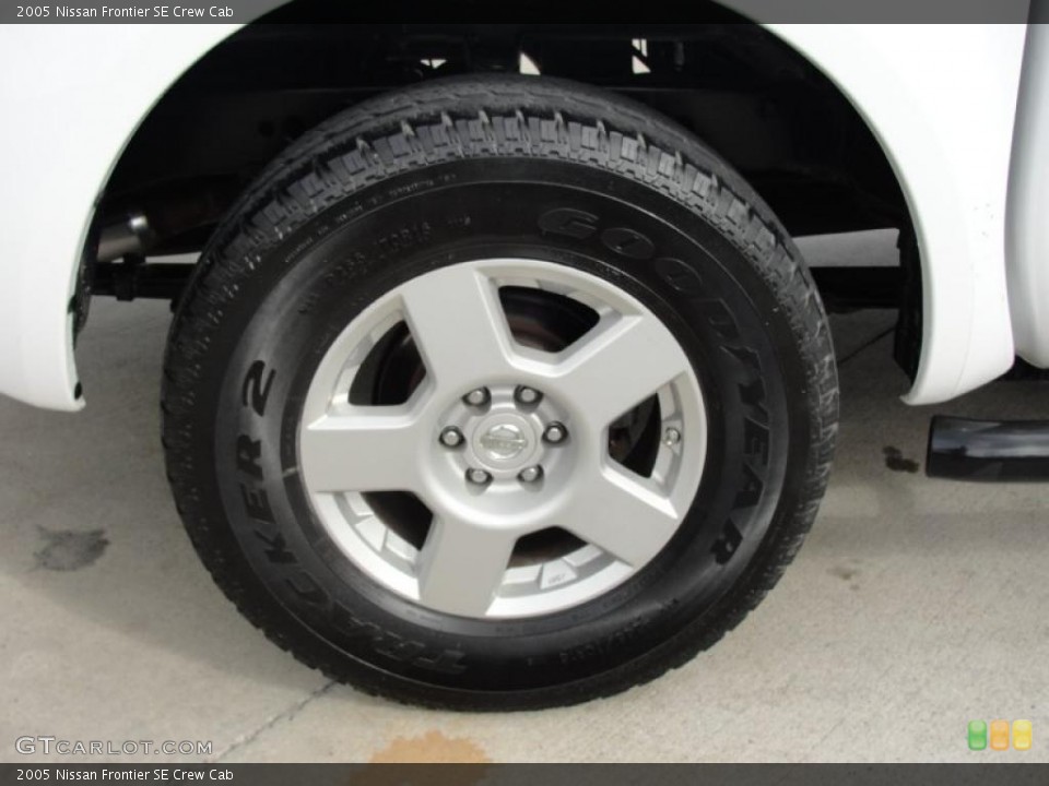 2005 Nissan Frontier SE Crew Cab Wheel and Tire Photo #45651369