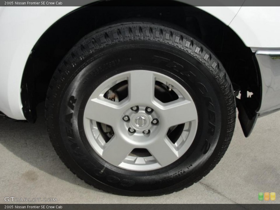 2005 Nissan Frontier SE Crew Cab Wheel and Tire Photo #45651385