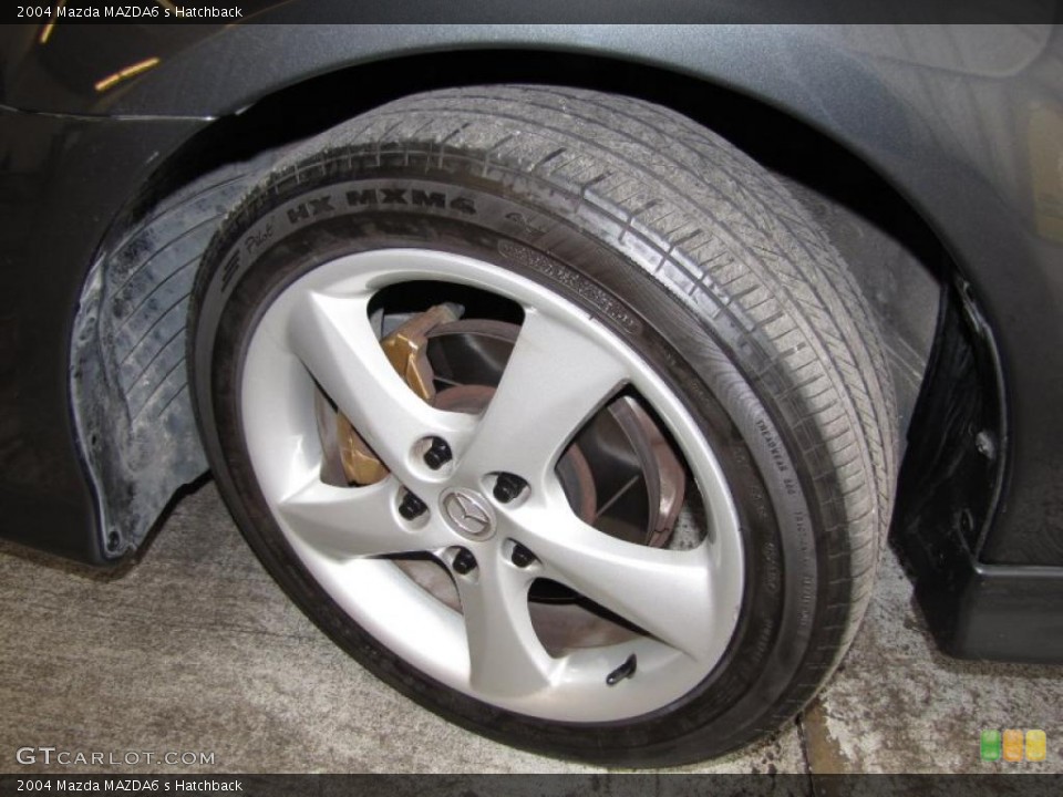 2004 Mazda MAZDA6 s Hatchback Wheel and Tire Photo #45659325
