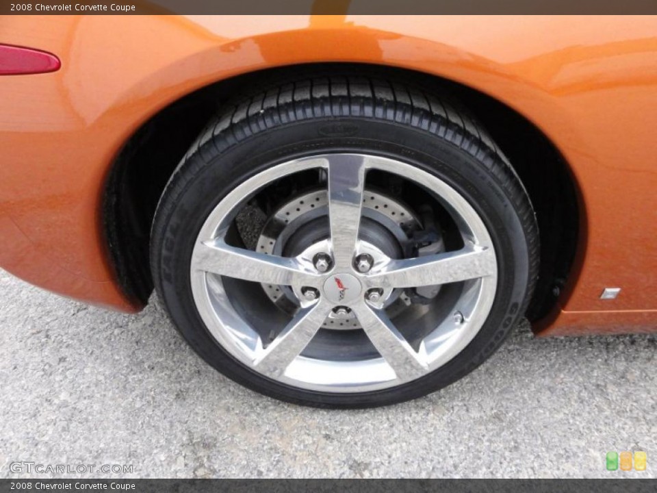 2008 Chevrolet Corvette Coupe Wheel and Tire Photo #45662777