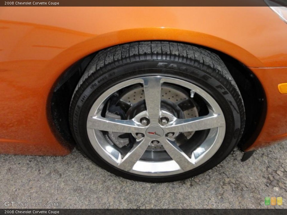 2008 Chevrolet Corvette Coupe Wheel and Tire Photo #45662785