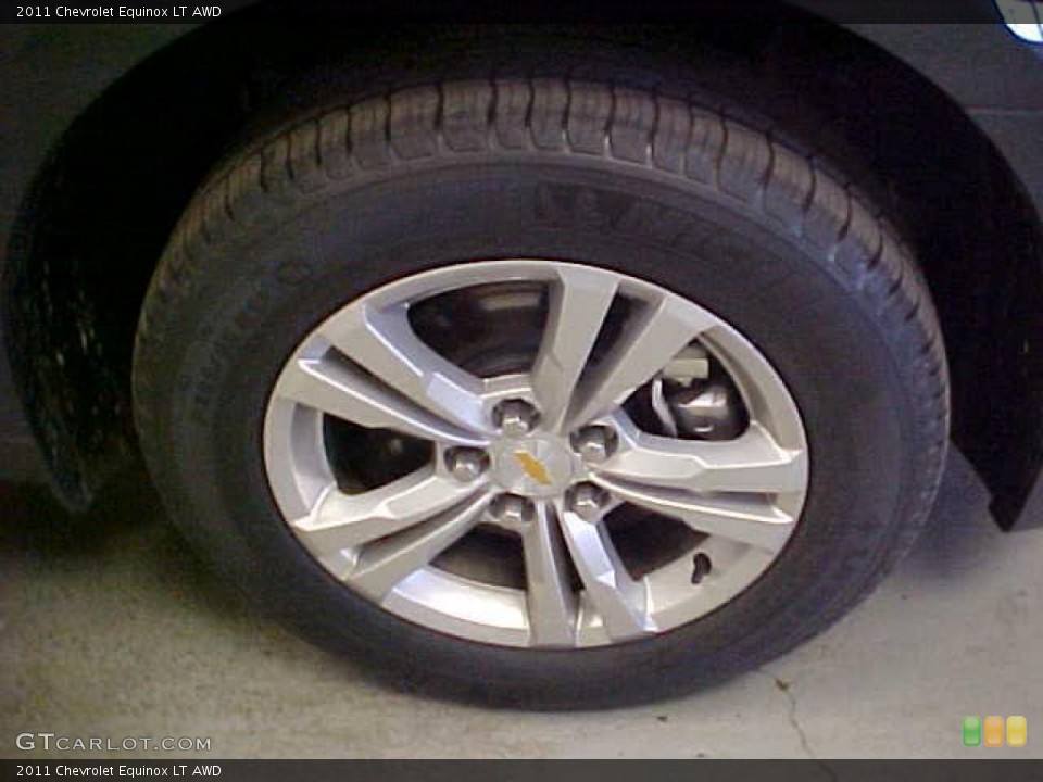 2011 Chevrolet Equinox LT AWD Wheel and Tire Photo #45666294