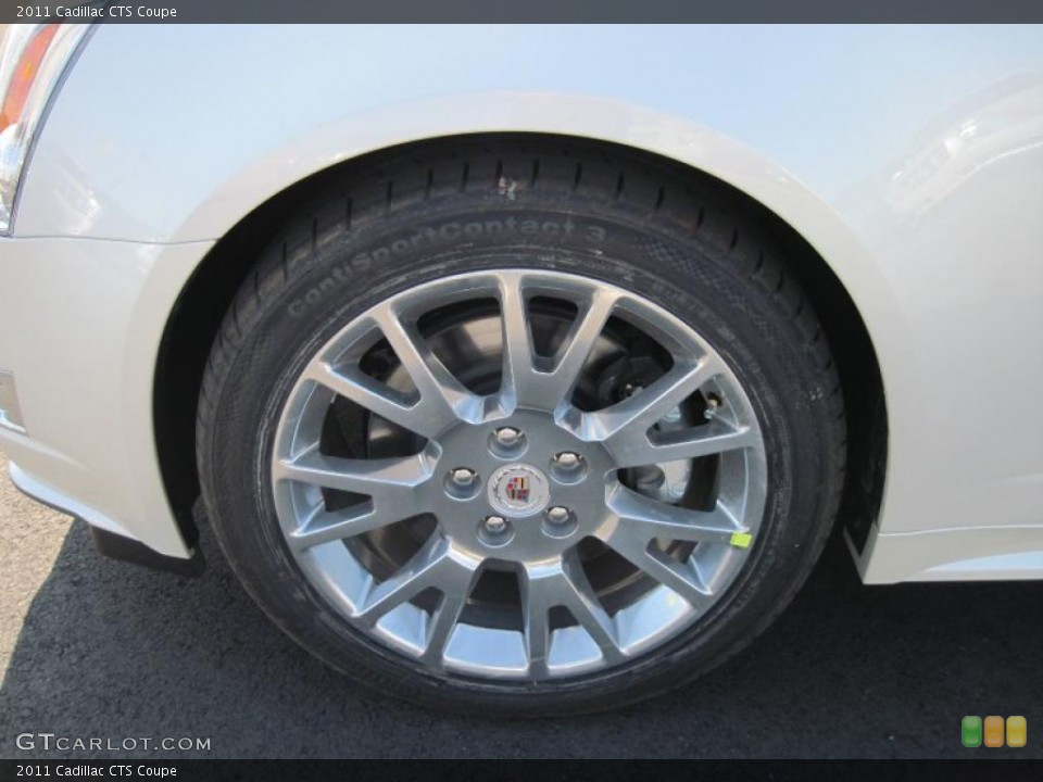 2011 Cadillac CTS Coupe Wheel and Tire Photo #45666306