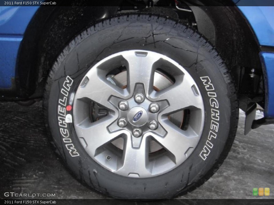 2011 Ford F150 STX SuperCab Wheel and Tire Photo #45670348