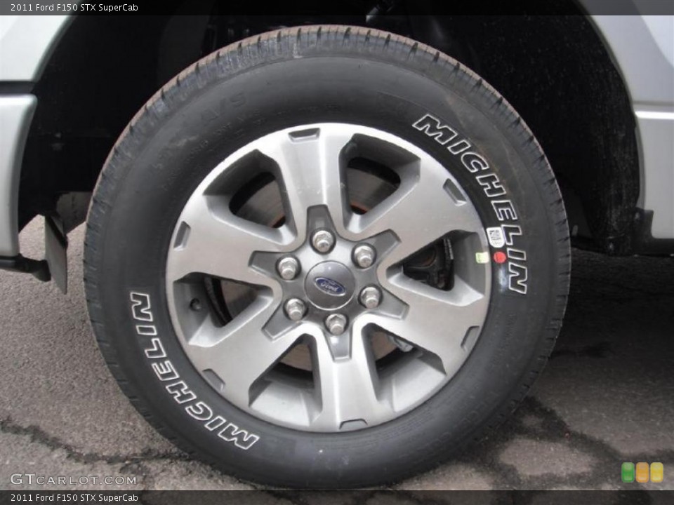 2011 Ford F150 STX SuperCab Wheel and Tire Photo #45672775